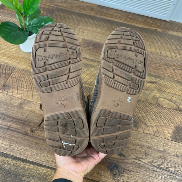 BEARPAW 9 womens Serena Suede Lace Up Winter Boots - Picture 8 of 8